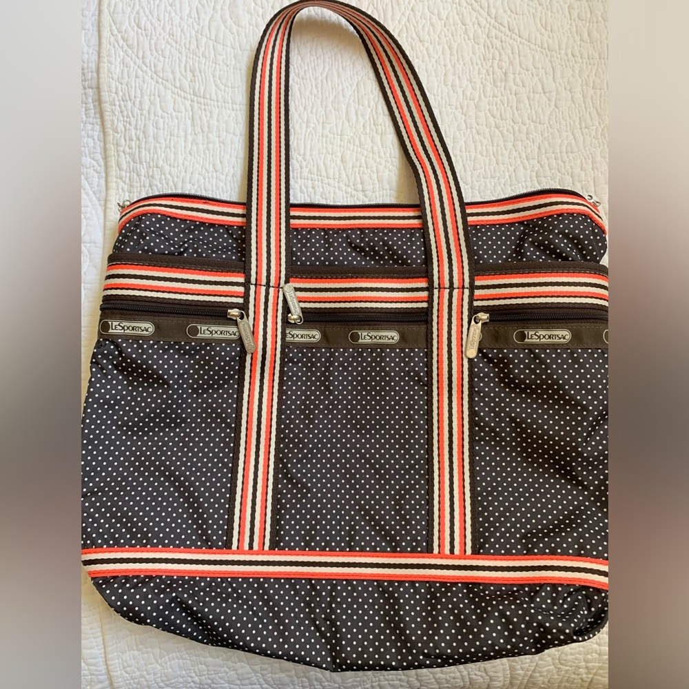 LeSportsac polka dot tote - Picture 2 of 5